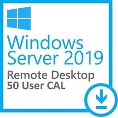 Windows Server 2019 Remote Desktop Services 50 CAL User