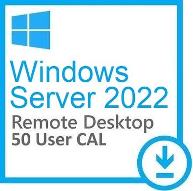 Windows Server 2022 Remote Desktop Services 50 CAL User