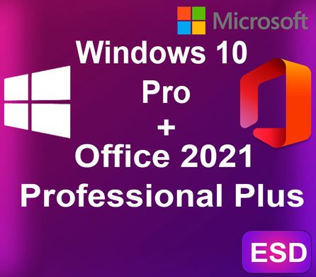 Windows 10 Professional + Office 2021 Pro Plus