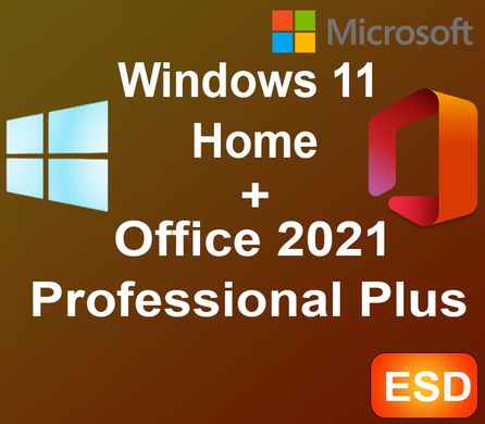 Windows 11 Home + Office 2021 Pro Plus