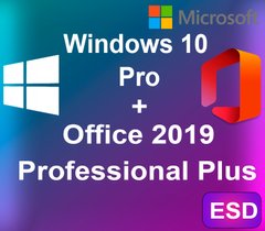 Windows 10 Professional + Office 2019 Pro Plus